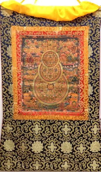 Mandala con brocado 110 x 65 cms. tk407