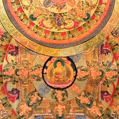 Mandala con brocado 110 x 65 cms. tk407