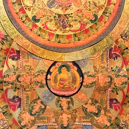 Mandala con brocado 110 x 65 cms. tk407