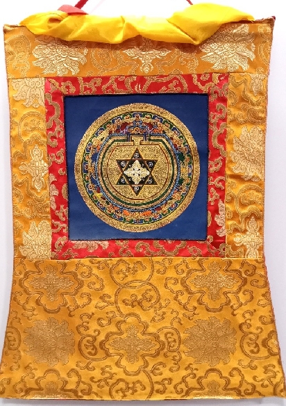 Mandala con brocado 55 x 40 cms. tk411