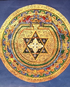 Mandala con brocado 55 x 40 cms. tk411 2