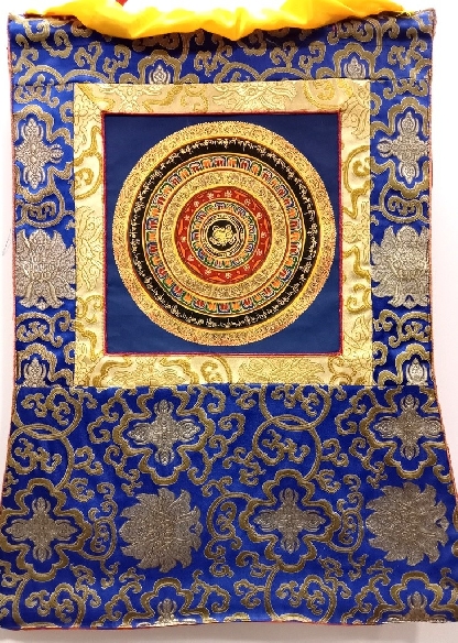 Mandala con brocado 55 x 40 cms. tk416