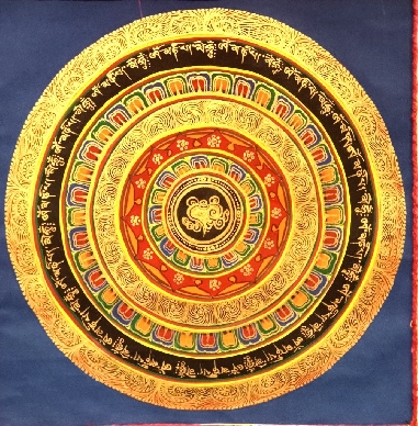 Mandala con brocado 55 x 40 cms. tk416