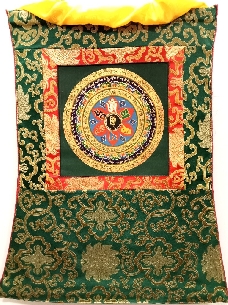 Mandala con brocado 55 x 40 cms. tk417