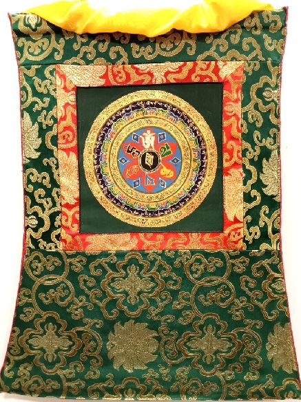 Mandala con brocado 55 x 40 cms. tk417