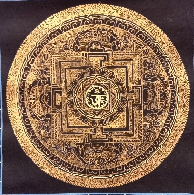 Mandala con brocado 55 x 40 cms. tk423