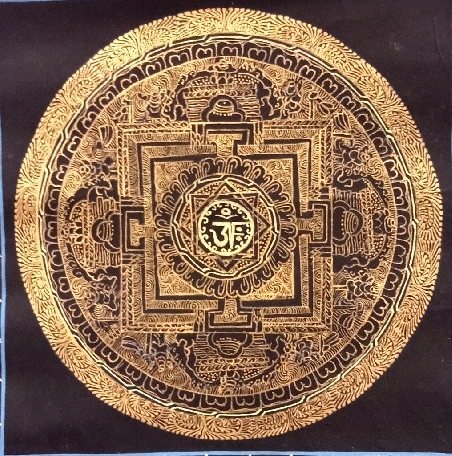 Mandala con brocado 55 x 40 cms. tk423