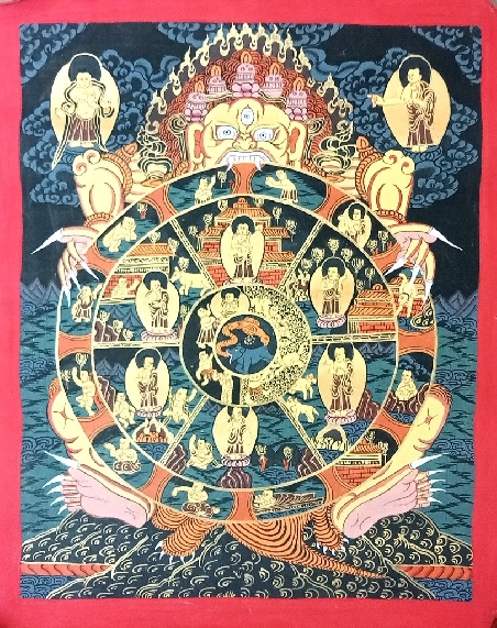 Rueda de la vida 30 x 37 cms. tk425