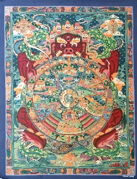 Rueda de la vida 53 x 42 cms. tk426