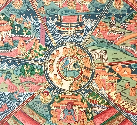 Rueda de la vida 53 x 42 cms. tk426