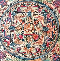 Mandala 53 x 42 cms. tk427 2