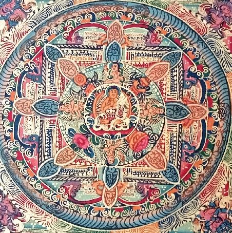 Mandala 53 x 42 cms. tk427