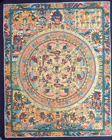 Mandala 53 x 42 cms. tk428