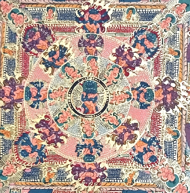 Mandala 53 x 42 cms. tk428