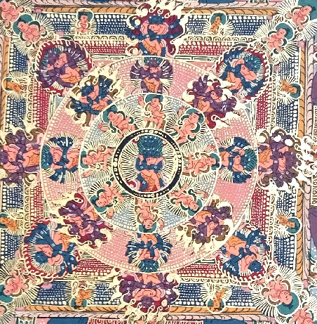 Mandala 53 x 42 cms. tk428