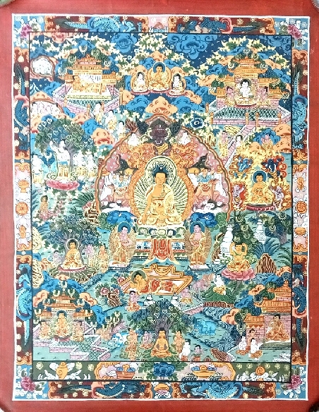 Vida de Buda 45 x 37 cms. tk430