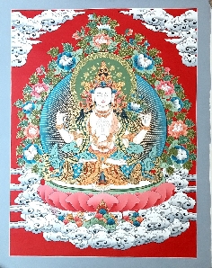 Chenrezig calidad 70 x 55 cms. tk435