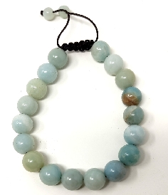 Pulsera de Amazonita calidad 10 mms.
