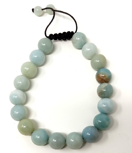 Pulsera de Amazonita calidad 10 mms.