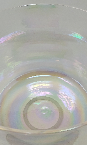 Cuenco de cuarzo cósmico 22,5 cms.