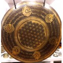 Gong nepalí 48 cms- Flor de la vida + funda