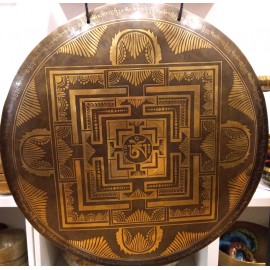 Gong nepalí 53 cms.- "Mandala"