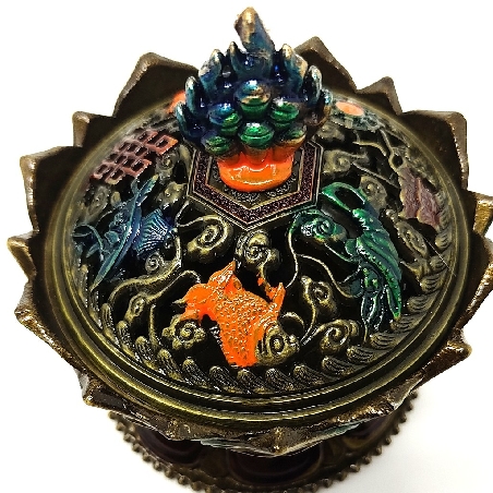 Incensario "Signos auspiciosos"