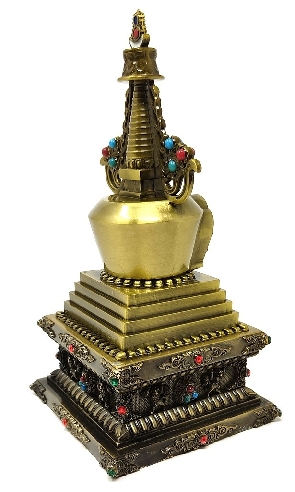 Estupa de metal grande