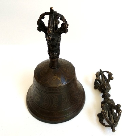 campana tibetana + dorje