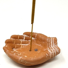 Incensario terracota mano 2