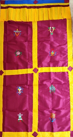 Cortina de puerta "Signos aupiciosos"