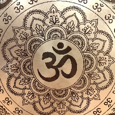 Gong nepalí "Om" 38 cms. 2