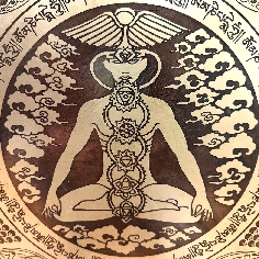 Gong nepalí "Chakras" 37 cms. 2