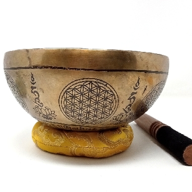 Cuenco Símbolos Láser 13-14 cms. 500-600 grs.
