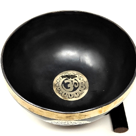 Cuenco "Om" oscuro 14-15 cms. 500-600 grs.