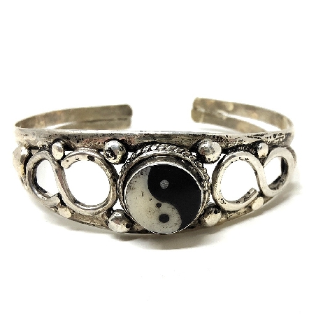 Pusera de Alpaca Yin/yang calada