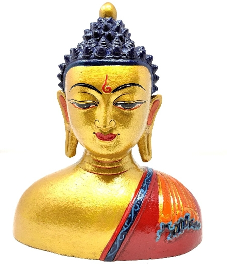 Busto de Buda en terracota