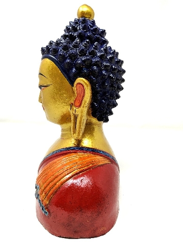 Busto de Buda en terracota