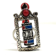 Llavero "Rueda de oración con marco"