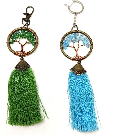llavero "árbol de la vida" pedrería