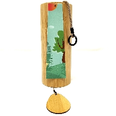 Campana tubular de bambú "verano"