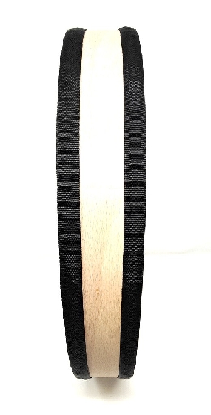 pandero oceánico transparente 40 cms.