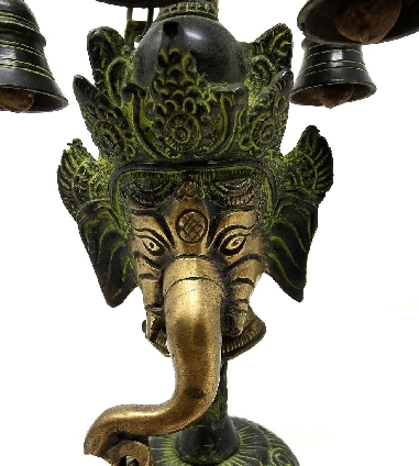 Lámpara Ganesh con campanillas