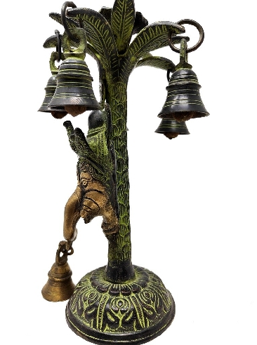Lámpara Ganesh con campanillas