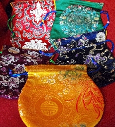 Bolsa seda grande "monedero" (pack 10)