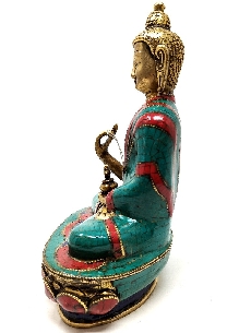 Estatua Amoghasiddhi con pedrería 2