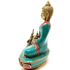 Buda de la Medicina con pedrería 15 cms. 2