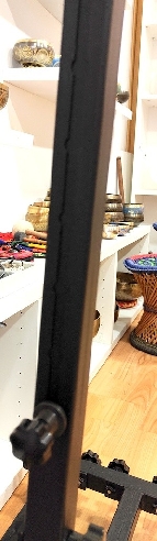 Soporte de Gong forma T- 80 cms.