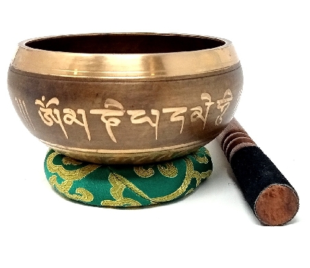 Cuecno torneado bronce 13 cms.