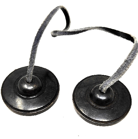 Tingsha bronce oscuro- 5 cms.